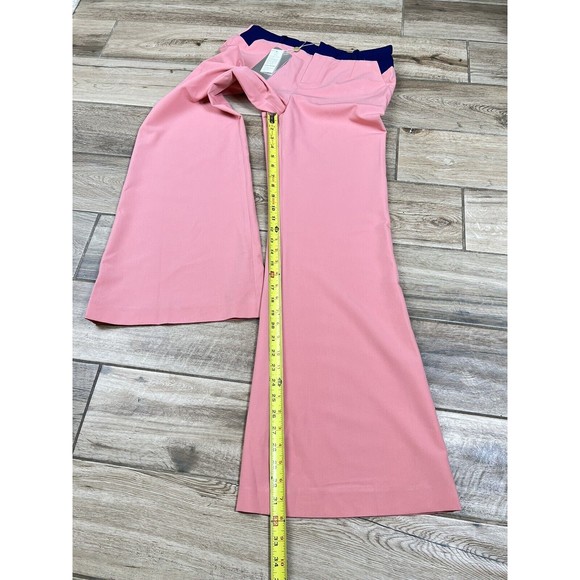 NWT Vero Moda Orlando Grace Palazzo Career Peach Pants Flared Leg  Sz 8 Career - Picture 6 of 13